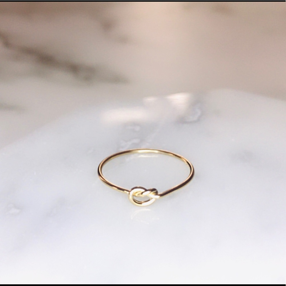 14kt Gold Filled Knot Stacking Ring